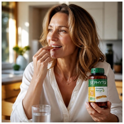 Séphyto Ginseng Rouge Bio 200 Gélules