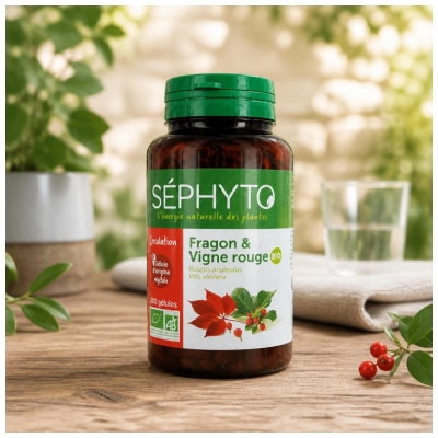 Séphyto Fragon & Vigne Rouge Bio 200 Gélules