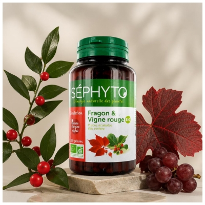 Séphyto Fragon & Vigne Rouge Bio 200 Gélules