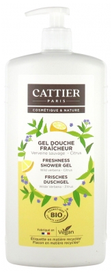 Cattier Gel Douche Fraîcheur Parfum Verveine Sauvage - Citrus - 1L?