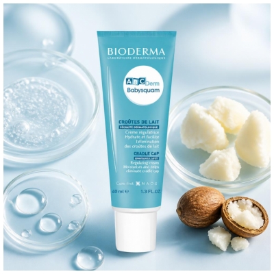 Bioderma Abcderm Crème de Traitement Croûtes de Lait Bébé 40 ml