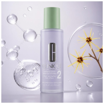 Clinique Basic 3 Temps Lotion Exfoliante - Peaux Sèches à Mixtes 200 ml