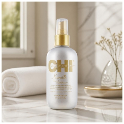 Spray Conditionneur sans Rinçage à la Kératine CHI 177 ml