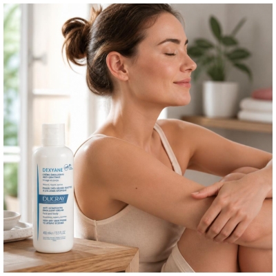 Ducray Dexyane Crème Émolliente Anti-Grattage Peaux Trèsèches et à Tendance Atopique 400 ml