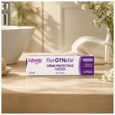 Saforelle Florgynelle Crème Protectrice Probiotique Flore Intime 15 ml