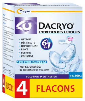 Dacryo Entr Lentilles 360 ml 3+1Off