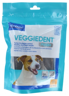 Virbac Veggiedent Fresh S Chien <10Kg Sach/15