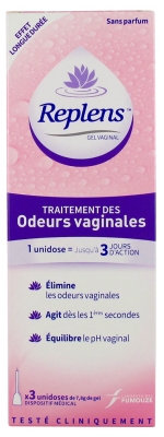 Laboratoires Fumouze Replens Gel Vaginal Traitement des Odeurs Vaginales 3 Unidoses