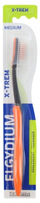 Pierre Fabre Oral Care Elgydium Brosse à Dents Xtrem Fluo Médium 13/18 Ans - Couleur : Orange