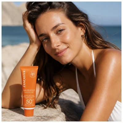 Lancaster Sun Sensitive Luminous Tan Fluide Visage Spf50 50 ml
