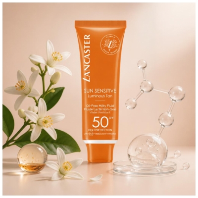 Lancaster Sun Sensitive Luminous Tan Fluide Visage Spf50 50 ml