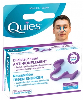 Quies Dilatateur Anti-Ronflement Grande Taille - 1 Boite