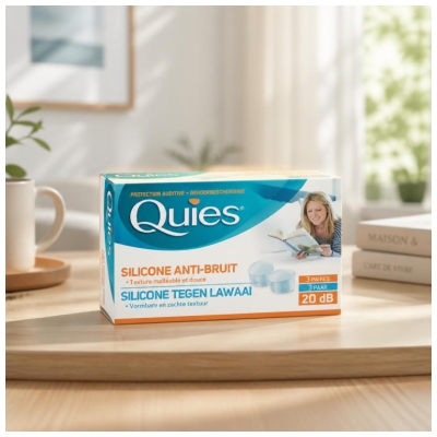 Quies Silicone Anti-Bruit - Boite de 3 Paires