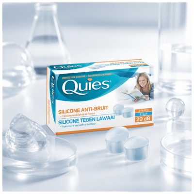 Quies Silicone Anti-Bruit - Boite de 3 Paires