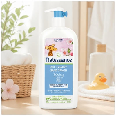 Natessance Bébé Bio Gel Lavant Sans Savon