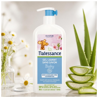 Natessance Bébé Bio Gel Lavant Sans Savon