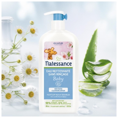 Natessance Bébé Bio Eau Nettoyante Sans Rinçage
