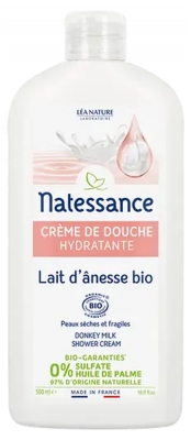 Natessance Crème de Douche Lait d'Ânesse