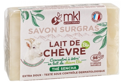 Mkl Green Nature Savon au Lait de Chèvre Bio 100 g Thé Sencha