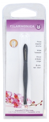 Filarmonica Pince a Épiler Large Noir 8 Cm. d Fil