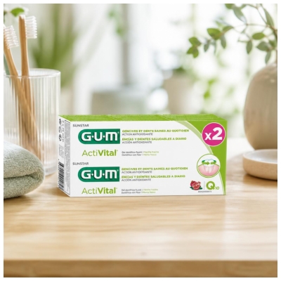 Gum Gel Dentifrice Activital® 75 ml - Lot de 2