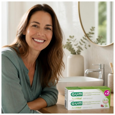 Gum Gel Dentifrice Activital® 75 ml - Lot de 2
