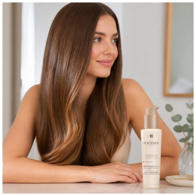 René Furterer Absolue Kératine Crème de Beauté Réparatrice - Soin Sans Rinçage à la Kératine Végeratine 100 ml
