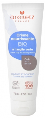 Argiletz Crème Nourrissante Pieds Secs Bio 75 ml