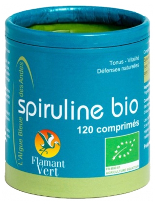 Flamant Vert Spiruline Bio 120 Comprimés