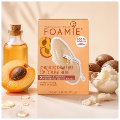 Foamie Soin Lavant 2 en 1 - Abricot More Than a Peeling