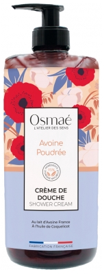 Osmae Gel Douche Avoine Poudrée Flacon Pompe 1 l