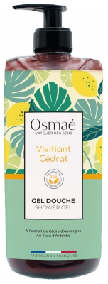 Osmae Gel Douche Vivifiant Cédrat Flacon Pompe 1 l