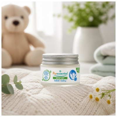 Puressentiel Nouveau Pack : Baume de Massage Pectoral Bébé Resp'Ok® - 30 ml