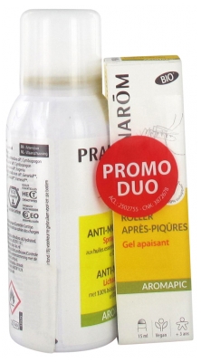 Pranarôm Romapic Duo Spray Corps 75 Ml + Roller Après-Piqûres 15 Ml