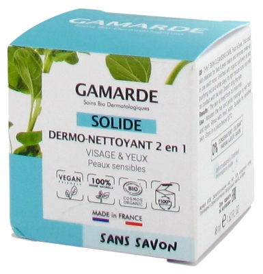 Gamarde Solide Dermo-Nettoyant 2 en 1 Visage & Yeux 48 ml