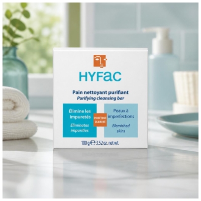 Hyfac Pain Nettoyant Purifiant 100 g