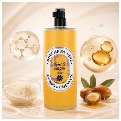 Authentine Douche de Rêve Dans le Verger Pêche 1 L