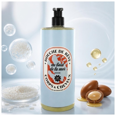Authentine Douche de Rêve Au Bord de la Mer Homme 1 L