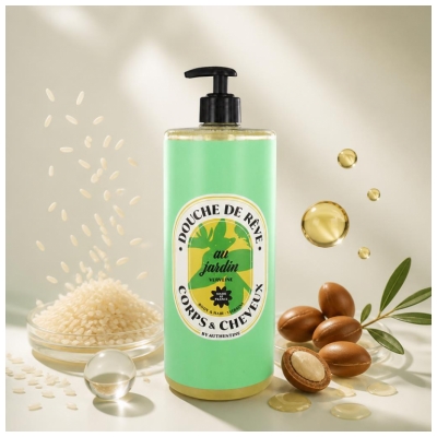 Authentine Douche de Rêve Au Jardin Verveine 1 L