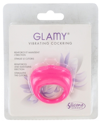 Glamy Anneau Vibrant Silicone - Couleur : Rose
