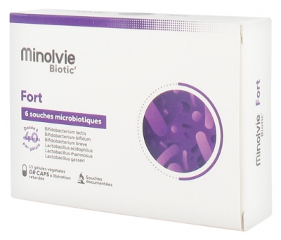 Minolvie Biotic' Fort 15 Gélules Végétales