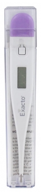 Biosynex Exacto Byosynex Thermomètre Digital Rigide - Couleur : Parme