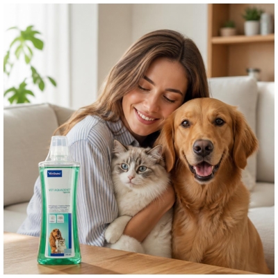 Virbac Vêt Aquadent Ct/Cn Fr3Sh Fl/500 ml