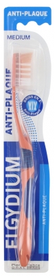 Pierre Fabre Oral Care Elgydium Brosse à Dents Anti Plaque Médium - Couleur : Orange