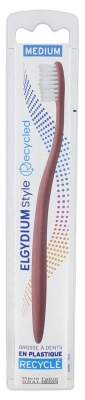 Pierre Fabre Oral Care Elgydium Style Recycled – Brosse à Dents en Plastique Recyclé 1 U - Couleur : Rose