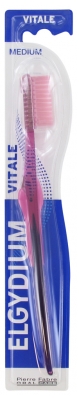 Pierre Fabre Oral Care Elgydium Brosse à Dents Vitale Colours Médium - Couleur : Rose