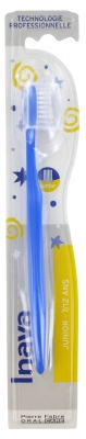Pierre Fabre Oral Care Inava Brosse à Dents Junior 7/12 Ans - Couleur : Bleu