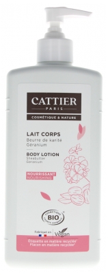 Cattier Lait Corps Nourrissant - Karité Géranium - 500 ml