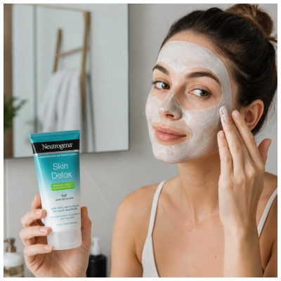 Le Petit Marseillais Neutrogena Skin Détox Masque Argile Purifiant 2-en-1 Tube 150 ml
