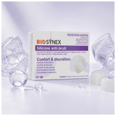 Biosynex Protections Auditives Silicone Transparent
